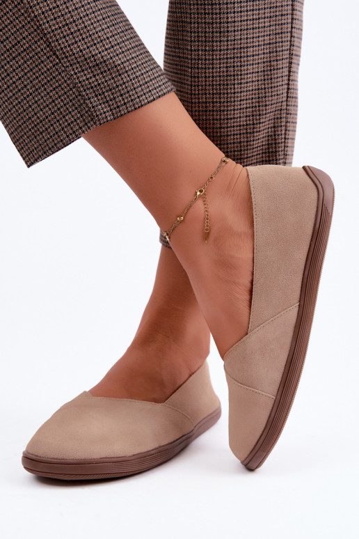 Ballerines chaudes pour femmes en simili daim Mirelia