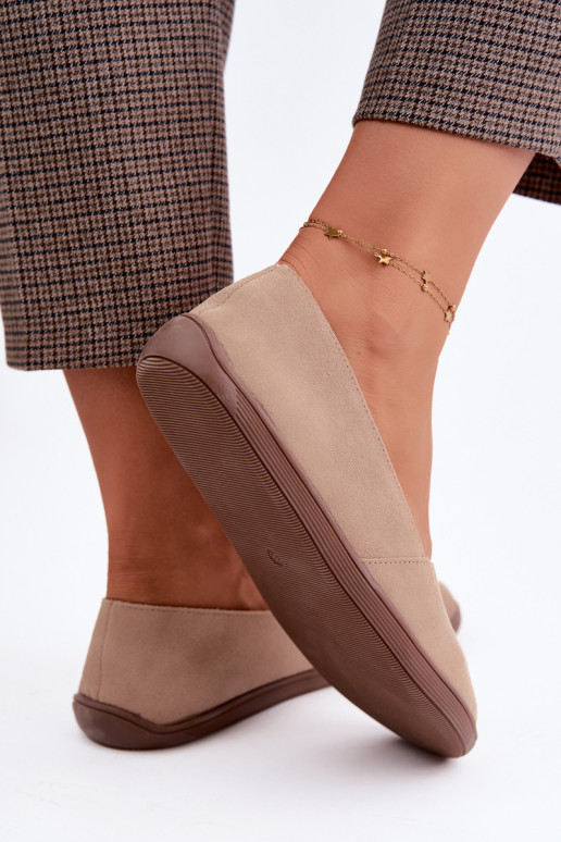 Ballerines chaudes pour femmes en simili daim Mirelia
