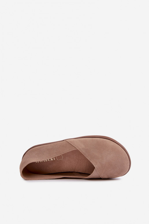 Ballerines chaudes pour femmes en simili daim Mirelia