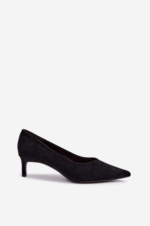 Chaussures à bout pointu en noir Tadela