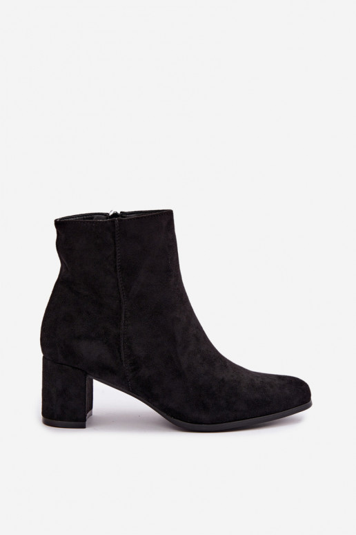 Bottines isolées pour femmes avec talons Brella couleur noire