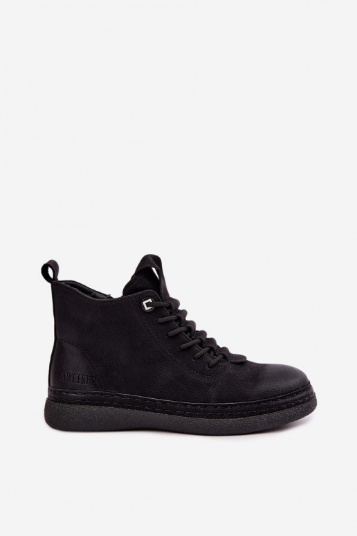 Peau réchauffer Bottes pour femmes Artiker 59C1121 couleur noire