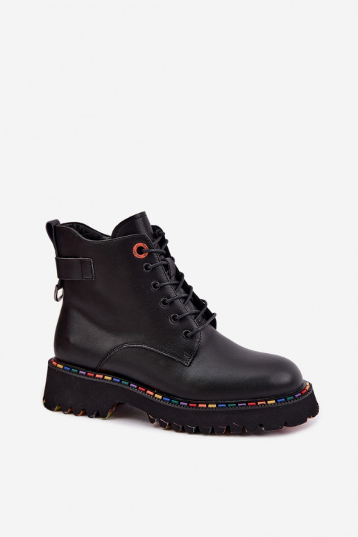 Peau Bottines de travail Féminin Artiker 55C0509 couleur noire