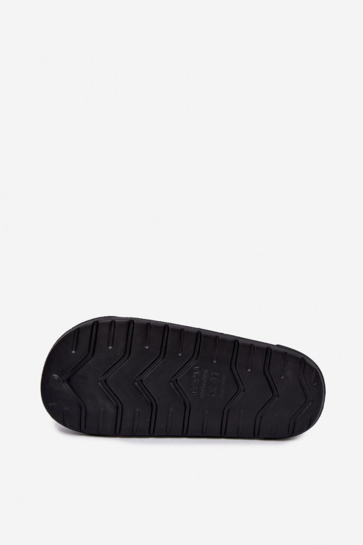 Sabots en mousse noirs pour hommes Toren