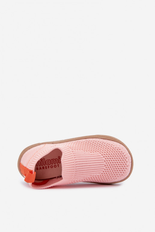 Chaussons pour enfants à enfiler Milami rose clair
