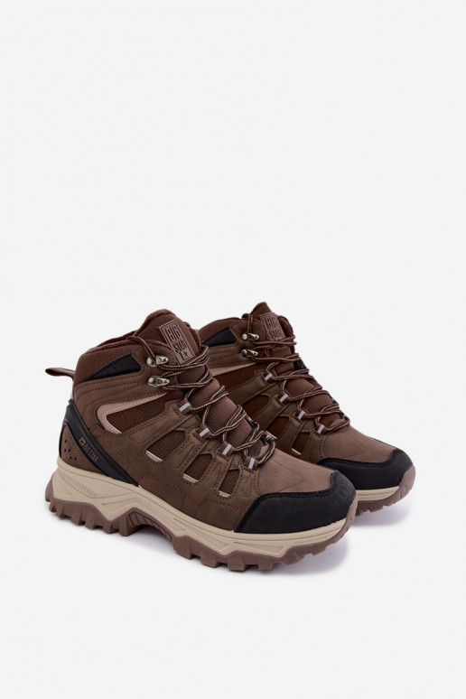 bottes de randonnée isolées pour hommes Big Star UU174316 couleur brune