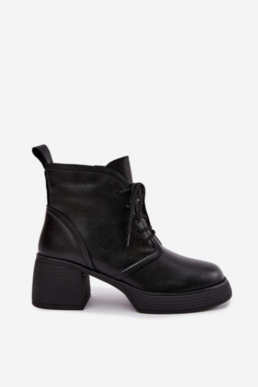 bottines isolées pour femmes D&A CR62-3368 en noir