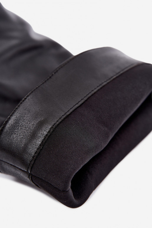 Bottes longues à enfiler avec talons noires Caldira