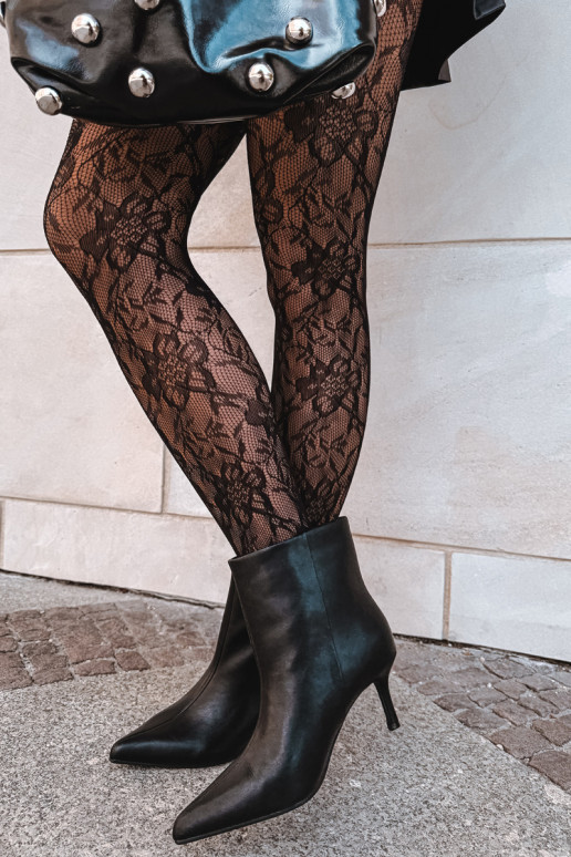 Bottines avec talons fins et isolation, à enfiler Big Star UU274494 noires