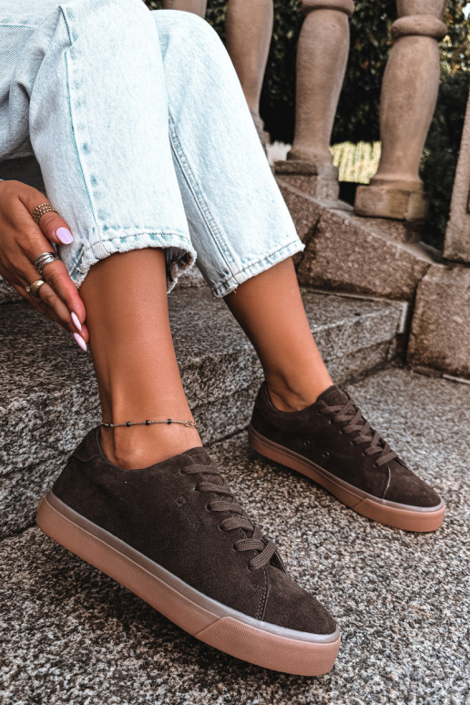 Baskets pour femmes Big Star UU274243 couleur chocolat