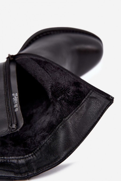 Bottines isolées à talons Vinceza 58655 noir