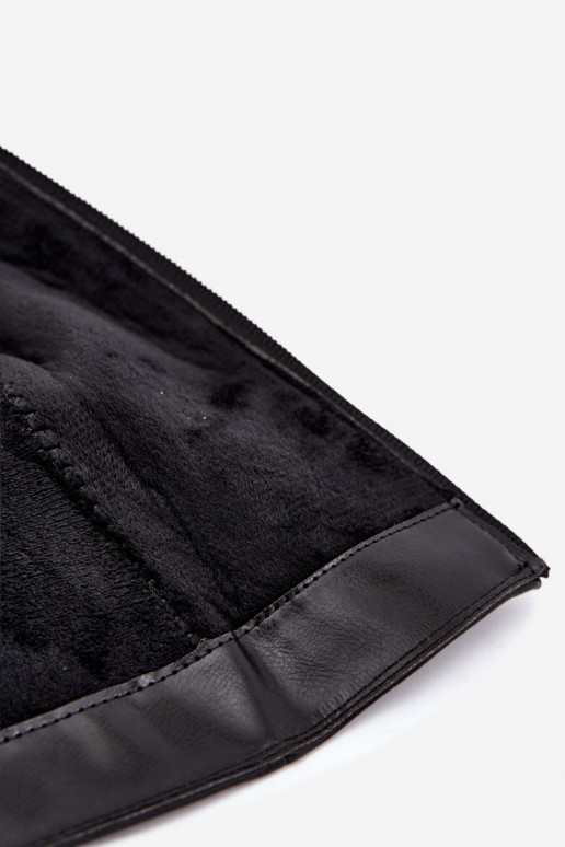 Bottes longues isolées avec talons noir Alessa