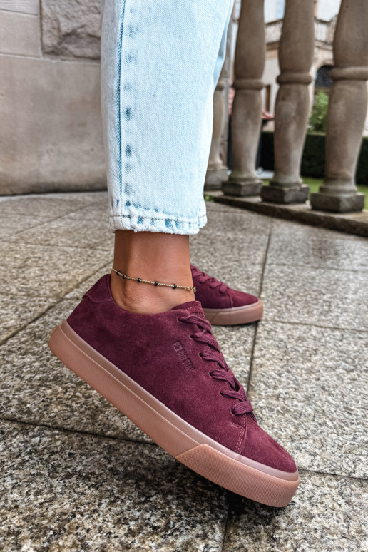 Baskets pour femmes Big Star UU274242 en bordeaux
