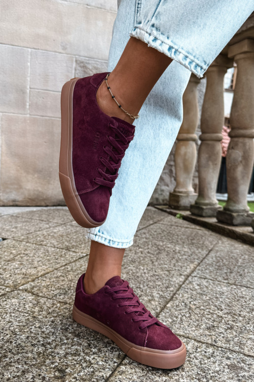 Baskets pour femmes Big Star UU274242 en bordeaux