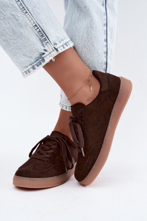 Baskets pour femmes Big Star chocolat