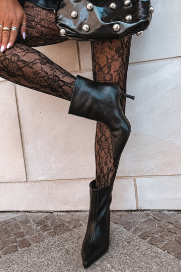 Bottines avec talons fins et isolation, à enfiler Big Star UU274494 noires