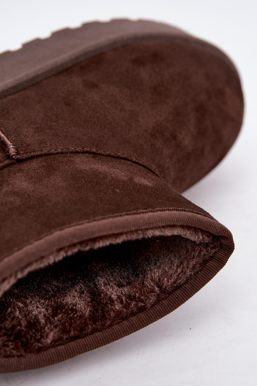 Bottes de neige avec plateforme Big Star UU274223 en chocolat