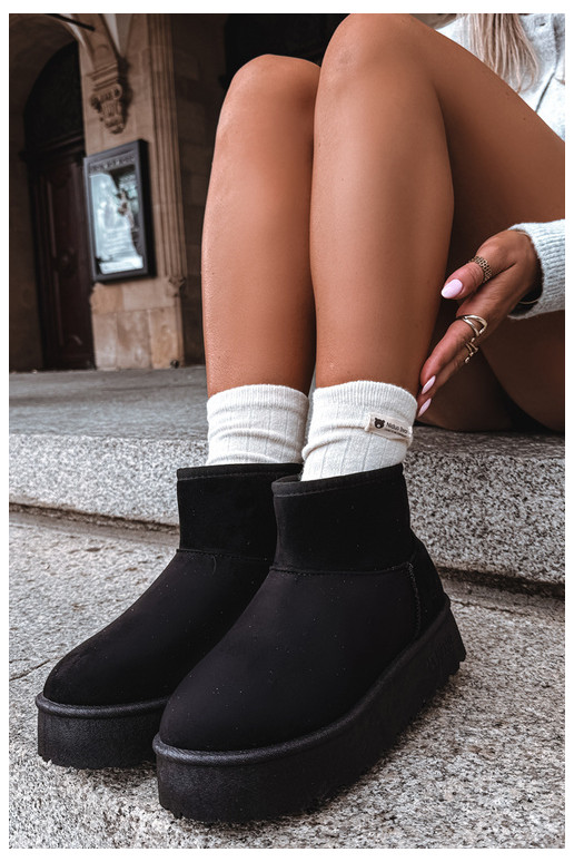 Bottes de neige avec plateforme Big Star UU274222 en noir