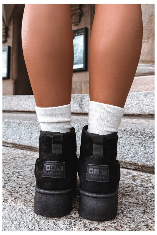 Bottes de neige avec plateforme Big Star UU274222 en noir