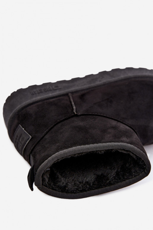 Bottes de neige avec plateforme Big Star UU274222 en noir