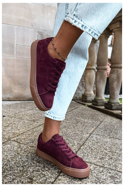 Baskets pour femmes Big Star UU274242 en bordeaux