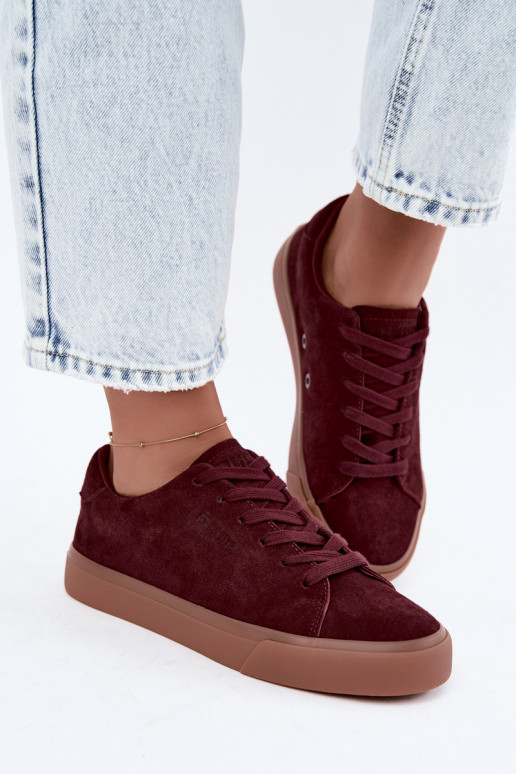 Baskets pour femmes Big Star UU274242 en bordeaux