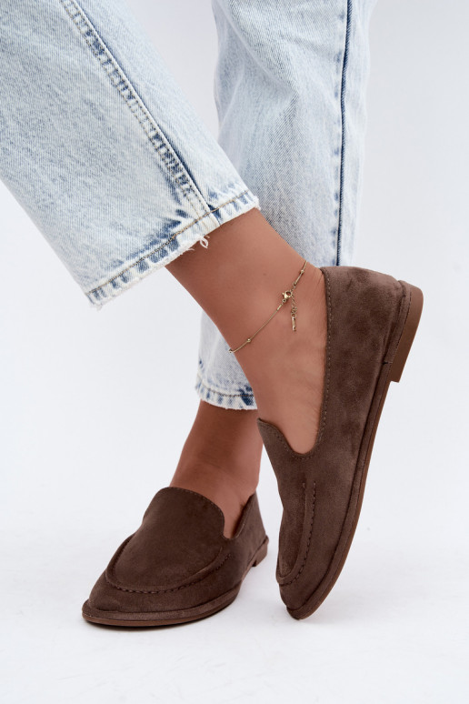 Mocassins pour femmes couleur argile Mireliah
