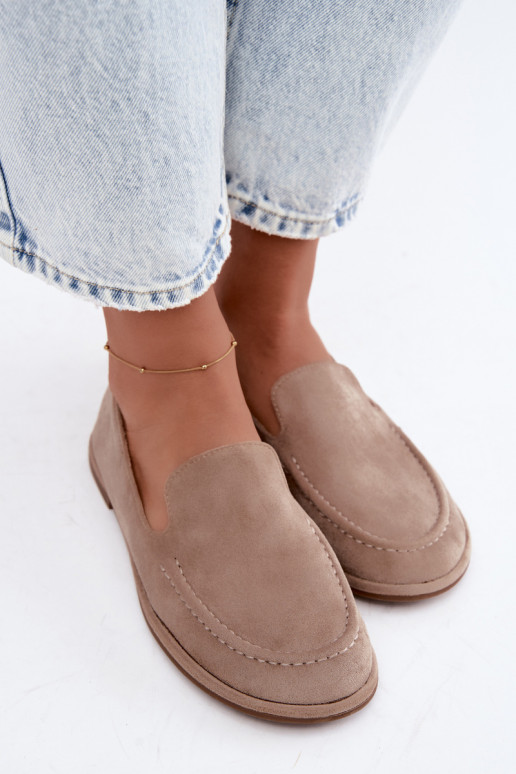 Mocassins pour femmes couleur sable Mireliah