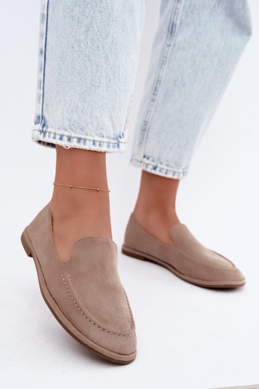 Mocassins pour femmes couleur sable Mireliah