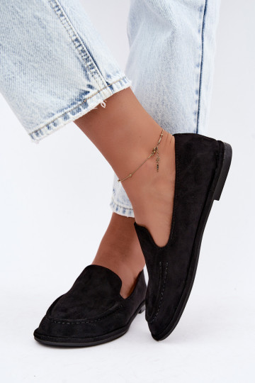 Mocassins pour femmes couleur noire Mireliah 2