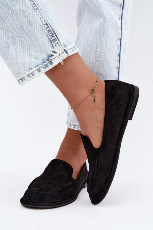 Mocassins pour femmes couleur noire Mireliah
