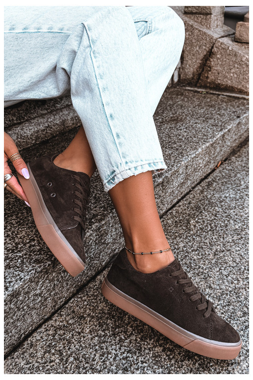 Baskets pour femmes Big Star UU274243 couleur chocolat