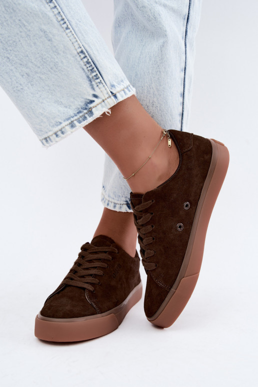 Baskets pour femmes Big Star UU274243 couleur chocolat