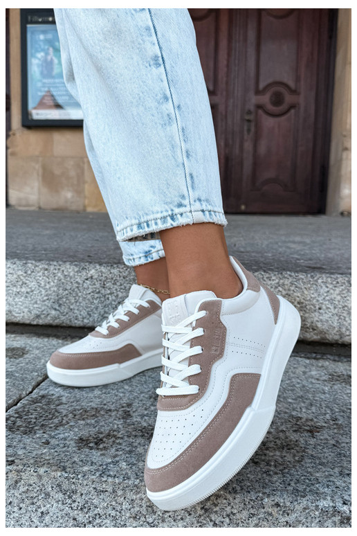 Baskets pour femmes Big Star UU274275 en sable