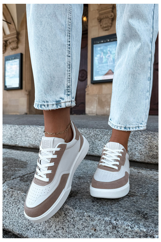 Baskets pour femmes Big Star UU274275 en sable
