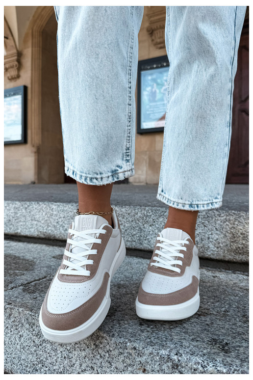 Baskets pour femmes Big Star UU274275 en sable