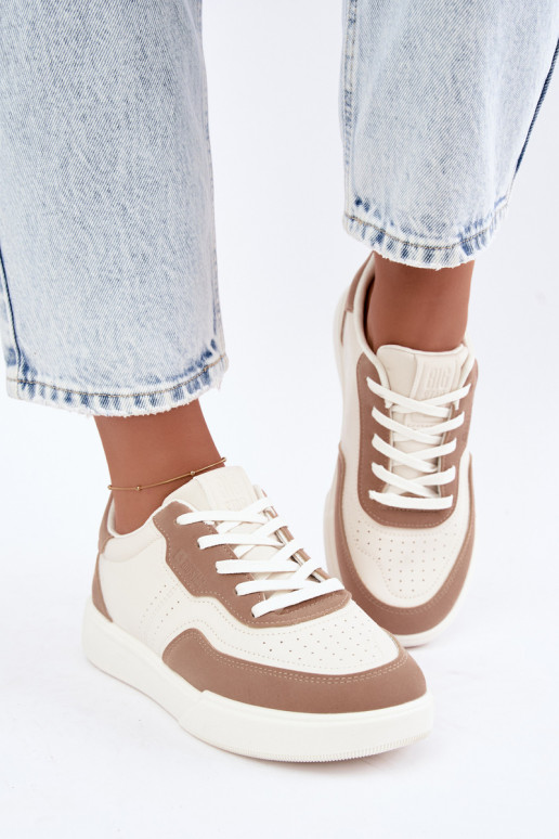 Baskets pour femmes Big Star UU274275 en sable