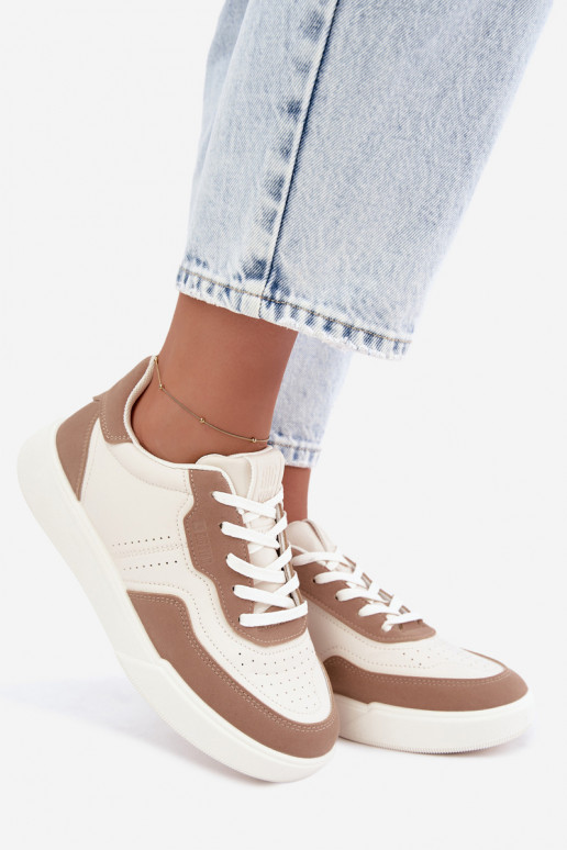 Baskets pour femmes Big Star UU274275 en sable