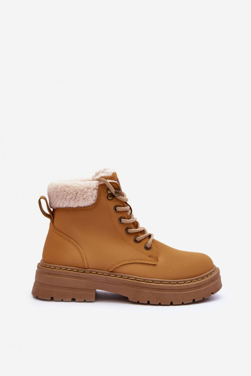Chaussures pour femmes brunes avec isolation Jette
