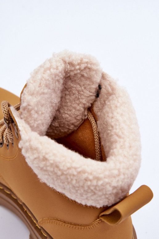 Chaussures pour femmes brunes avec isolation Jette
