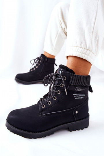 Bottines noires pour femmes Grunders