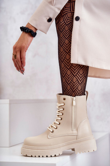 Bottines isolées couleur ivoire pour femmes Dorchen 2