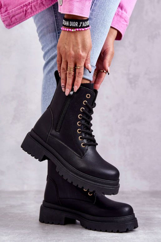 Bottines isolées noires pour femmes Dorchen