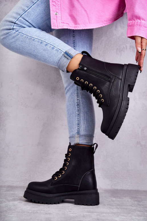Bottines isolées noires pour femmes Dorchen