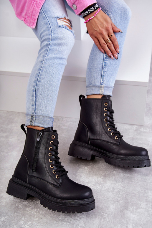 Bottines isolées noires pour femmes Dorchen