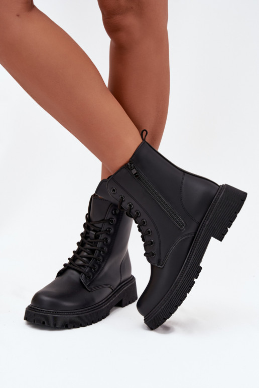 Bottines de travail isolées noires pour femmes Tavera