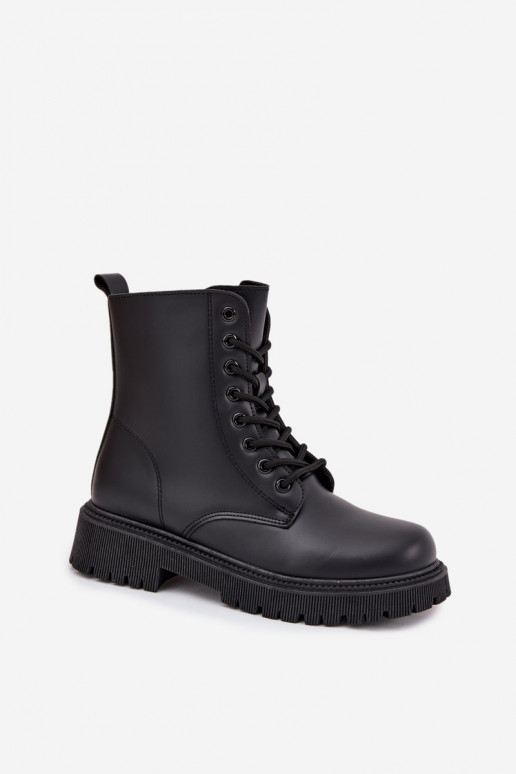 Bottines de travail isolées noires pour femmes Tavera
