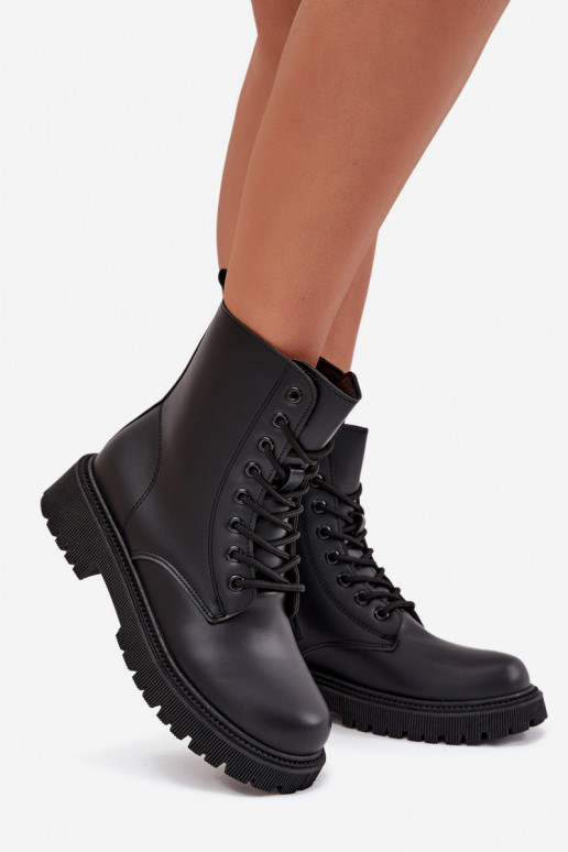 Bottines de travail isolées noires pour femmes Tavera