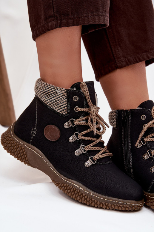 Bottines isolées noires pour femmes Zenaya
