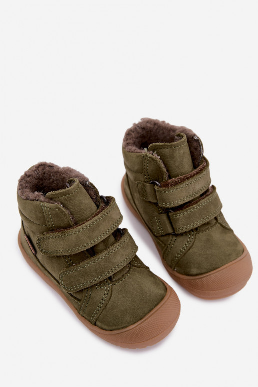Bottes d'hiver en cuir pour enfants Froddo G2110138 vert